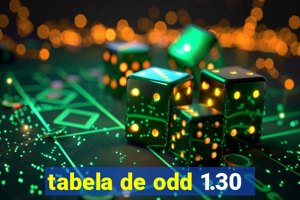 tabela de odd 1.30